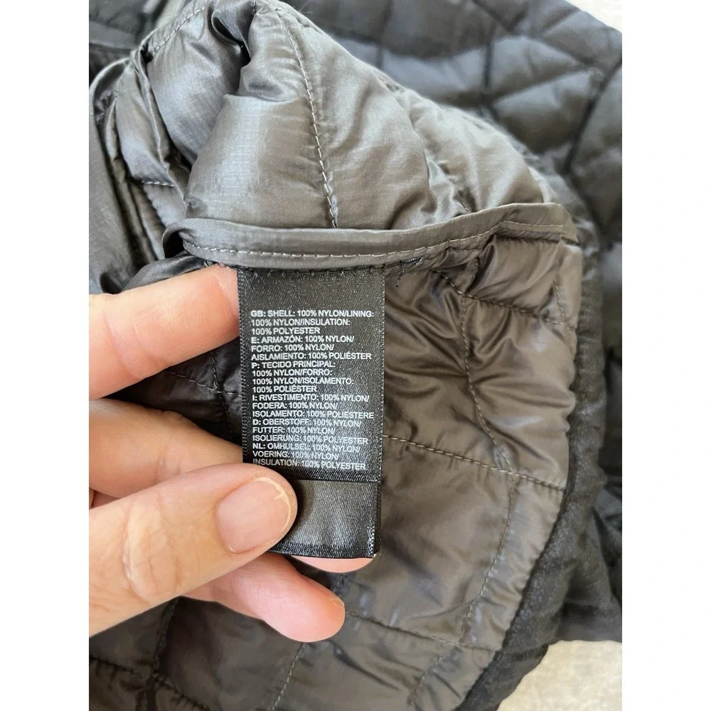 The North Face Men's ThermoBall Insulated Thermal Insulation Jacket TNF Lg